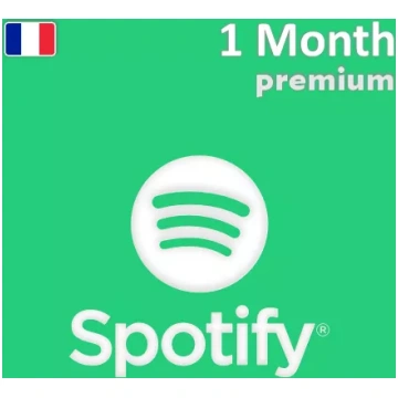 Spotify Premium dāvanu karte 1 mēnesim (Francija)