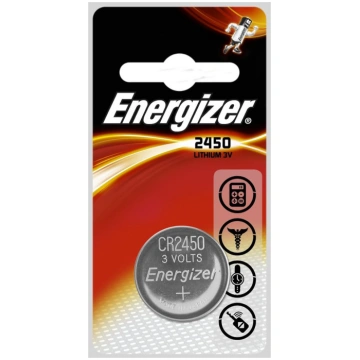 Energizer Battery CR2450 1pc. ( 638014 ) Baterija