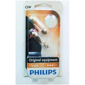 PHILIPS autospuldze 12V C5W, 2 gab. blisteris