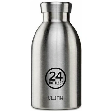 24Bottles Clima Bottle Brushed Steel, 330 ml | 000