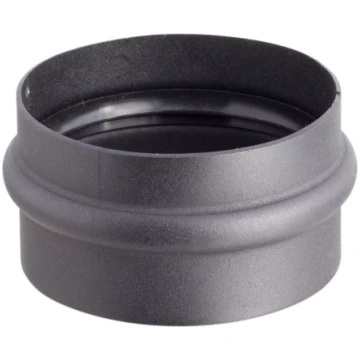 Dūmvadu tīrāmā lūka granulu krāsnīm 80mm melns