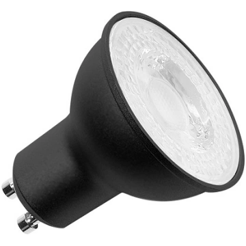 1005080 PAR16 LED Spuldze melna 6W 3000K 470lm 38*