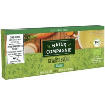 Dārzeņu buljona kubiciņi BIO 126g Natur Compagnie
