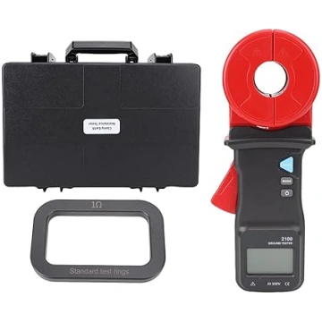 Eujgoov Boden Ohm Tester Clamp Digital Ohmmeter, 0