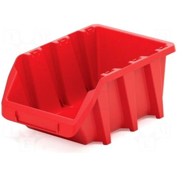 Container: cuvette | red | long | 249x158x114mm | 