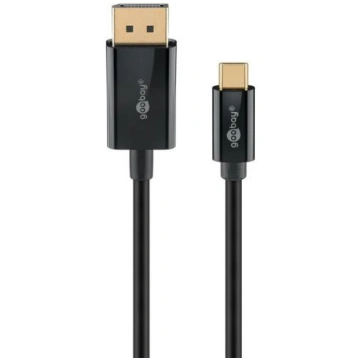 Goobay USB-C to DisplayPort Cable 4K at 60 Hz 1 m 