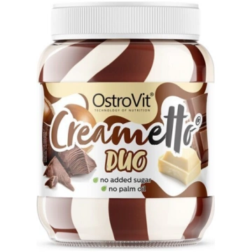 Šokolādes krēms bez cukura OstroVit Creametto Duo,