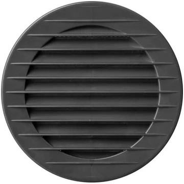Apaļas gaisa restes ar sietu airRoxy 60 mm, grafīt