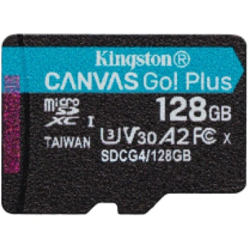 Kingston memory card 128GB microSDXC Canvas Go Plu