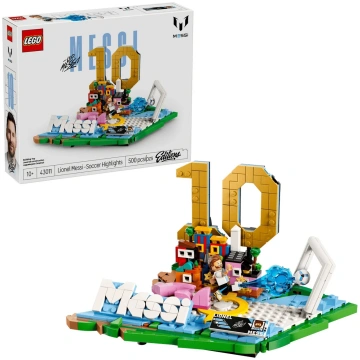 Konstruktors LEGO® Editions Lionel Messi – Futbola