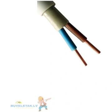 Kabelis 2x2.5mm2 monolīts,balts 22876