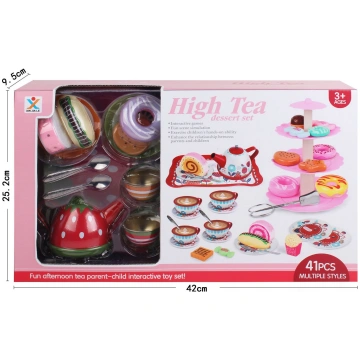 Polesie TOY SET TEA DESSERT 41PCS 599253B/966-D1 1