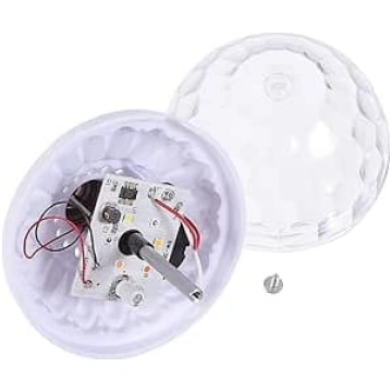 PartyKindom Mini LED disko bumbu lampa Krāsains KT