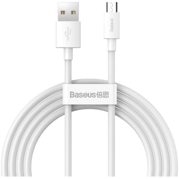 Baseus USB-A - microUSB cable 1.5 m White TZCAMZJ-
