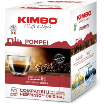 50 Capsule Kimbo Compatibili Nespresso - Pompei