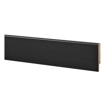 100mm LO9 100x15 MDF Melna grīdlīste