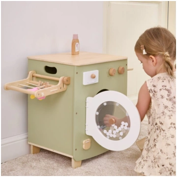 Montessori Play Washing Machine Wooden