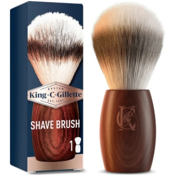 Gillette King C. Wooden Barber Brush 878632