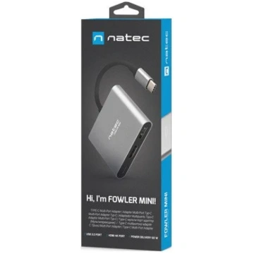 NATEC MULTI PORT FOWLER MINI (USB-C PD, HDMI 4K)