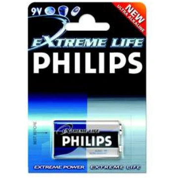 Philips Ultra Alkaline 9V - 1 pcs ( 6LR61E1B/10 ) 