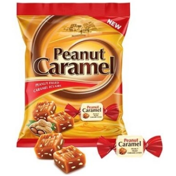Eletat Peanut Caramel karameles ar zemesriekstiem 