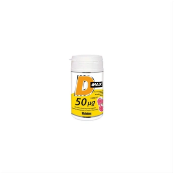 D-MAX, 50 mcg, 90 košļājamās tabletes Vitabalans O