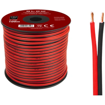 Speaker cable 2x2.50mm black-red Blow 73-376