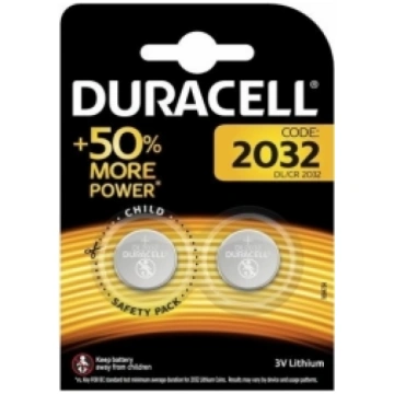 Duracell DL2032 3V Lithium 2pack 5000394203921