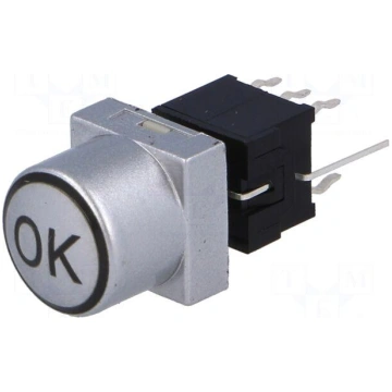 Switch: keypad | OK | Pos: 2 | DPDT | 0.1A/30VDC |