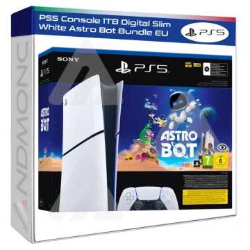 PS5 Console 1TB Digital Slim White Astro Bot Bundl