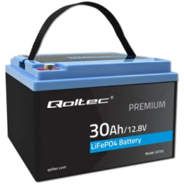 Battery LiFePO4 12.8V 30Ah 384Wh w/ BMS 53703