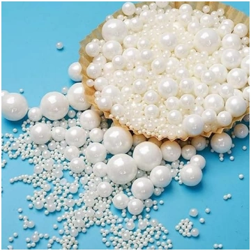 Ēdams Candy Cake Decoration 120G White Pearl Sugar