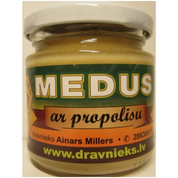 Medus ar propolisu 250g