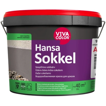 Ūdens bāzes krāsa cokoliem Vivacolor Hansa Sokkel 