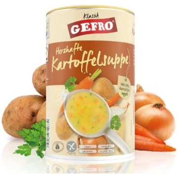 Bezglutēna kartupeļu zupa, 200 g. GEFRO, Vācija