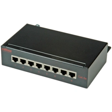 Roline Cat.5e (Class D) Wall Mount Patch Panel, 8 