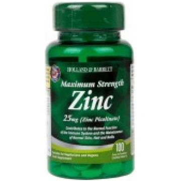Zinc Picolinate, 25mg - 100 tablets Holland & Barr