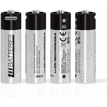 Liibattaries USB-C Rechargeable Powerful batteries