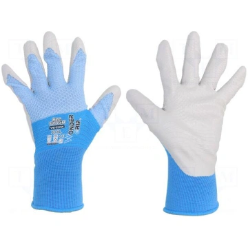 Protective gloves | Size: 10,XL | blue/white | nit
