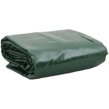 vidaXL brezenta pārklājs, zaļš, 3x4 m, 650 g/m², Z