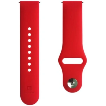 Evelatus Universal 20mm Silicone Loop Red Nav norā