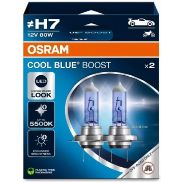 OSRAM SPULDZE H7 80W 12V COOL BLUE BOOST | OS-6221