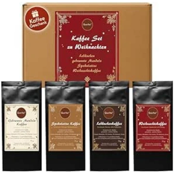 4 x Ziemassvētku kafijas dāvanu komplekts ar aromā