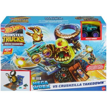 Hot Wheels Monster Mega Wrex vs Gorzilla trase
