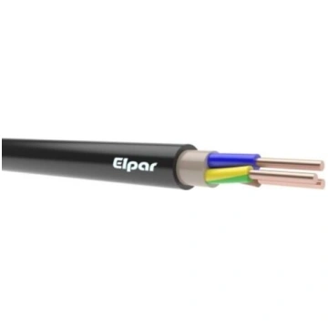 3x 1,5 CYKY-J (O) 450/750 V ELPAR KABELIS melns