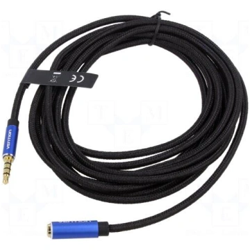 Cable | Jack 3.5mm 4pin socket,Jack 3,5mm 4pin plu