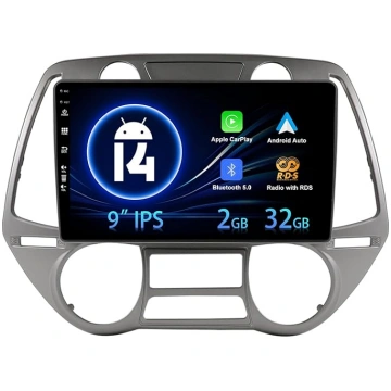 2G + 32G Android 14 Auto radio Hyundai i20 2008-20