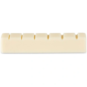 Plastic saddle Classical Guitar notched 1/4 size G