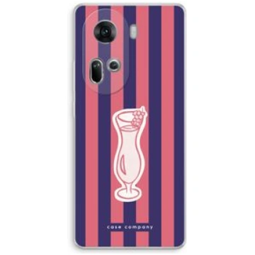 Oppo Reno 11 Transparent Case - Pink Fizz CaseComp