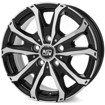 MSW MSW 48 Van Gloss Black Full Polished 7x17 5x16